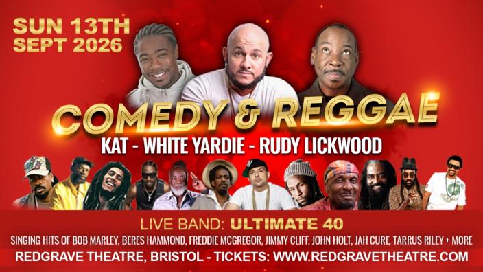Comedy and Reggae at Redgrave Theatre at Redgrave Theatre