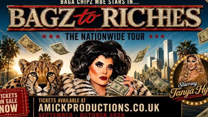 Baga Chipz - Bagz to Riches at The Redgrave Theatre at Redgrave Theatre