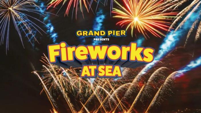 Fireworks at Sea at The Grand Pier at Grand Pier at Weston-Super-Mare