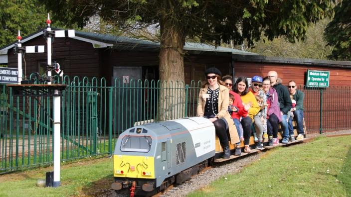 Ashton Court Railway at Ashton Court Estate at Abbots Leigh Road