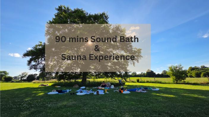 Sauna & Extended Sound Bath Experience at Black Swan Sauna at Wiltshire