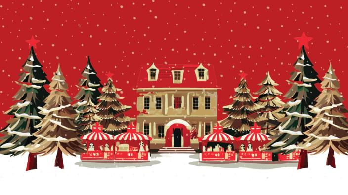 Christmas Market at Old Down Estate at Old Down Country Park