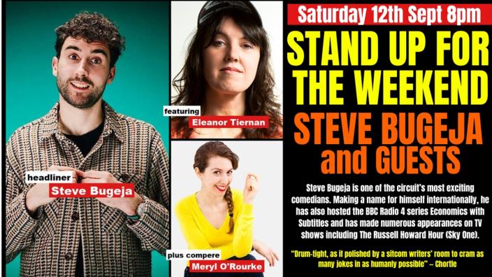 The Comedy Box presents Stand Up For The Weekend with Steve Bugeja & Guests at The Hen and Chicken at 210 North Street