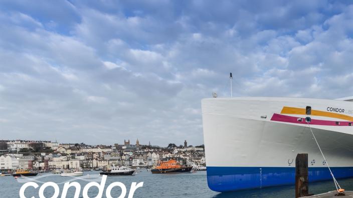 Ferry to outlet jersey with caravan