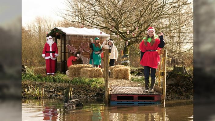 Sail to Santa at Martin Mere Wetland Centre