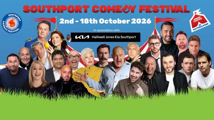 The Southport Comedy Festival Under Canvas at Victoria Park