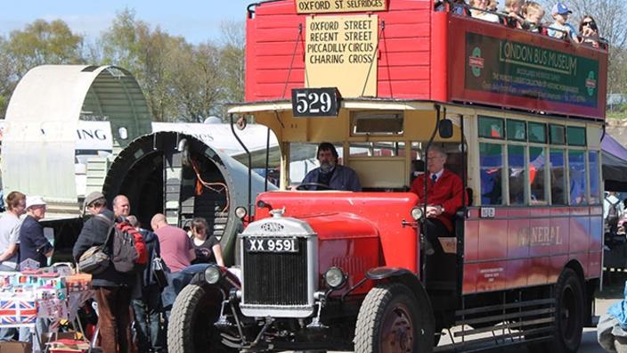 London Bus Museum TransportFest at Brooklands Museum