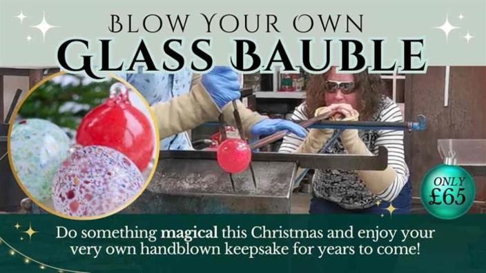 Blow Your Own Glass Bauble - Visit Surrey