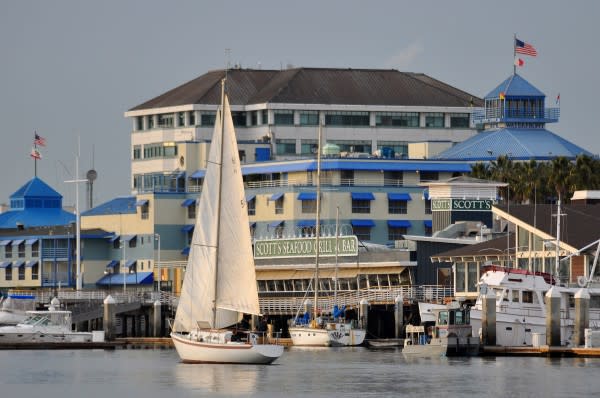 Sail Boats Over Jack London Square