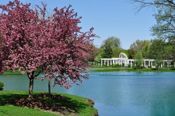 Lakeside Park and Rose Garden in the Spring - Fort Wayne