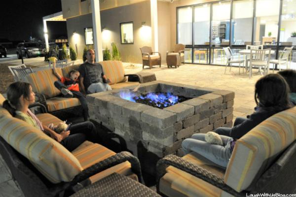 Home2 Suites Merrillville fire pit fun