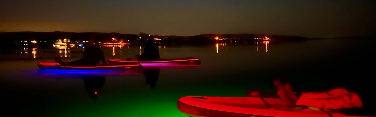 glow paddle board