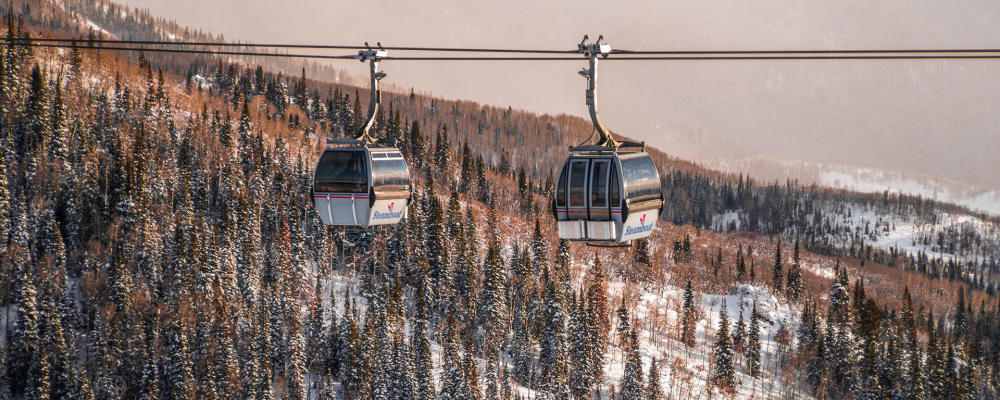 Steamboat Gondola Cars Winter