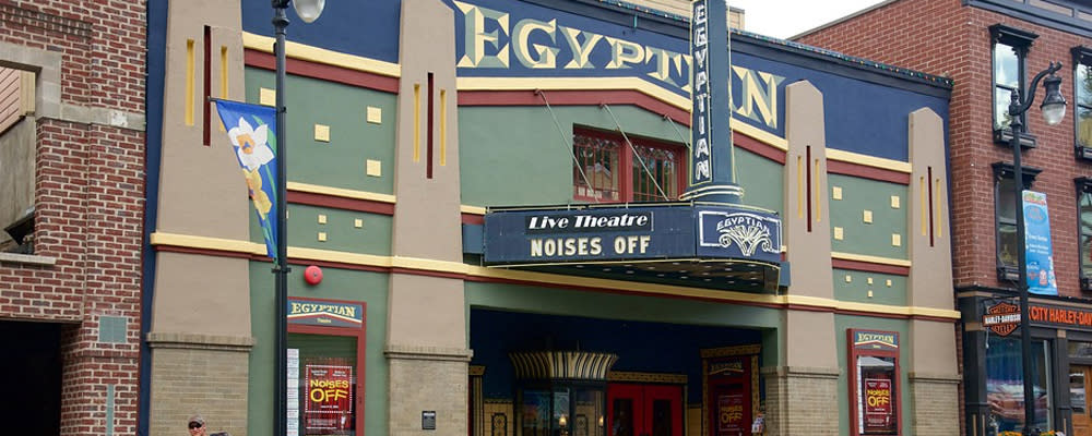 Egyptian Theater exterior in Park City