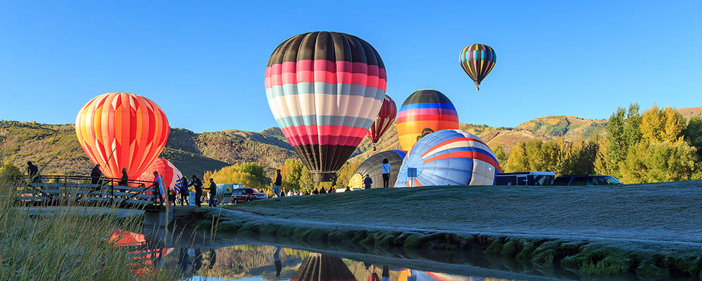 hot air balloons in Park City