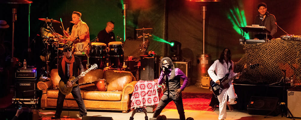 Band playing Music