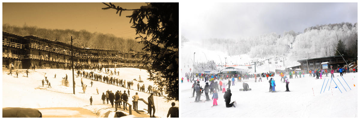 Seven Springs Then and Now
