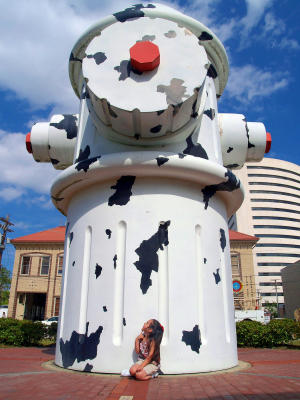 Giant Dalmation Hydrant in Beaumont