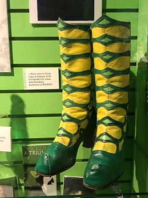 Original boots from the Broadway production of WICKED (Oz Museum)