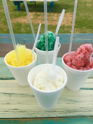 Snow cones from Sea Level in Pass Christian