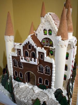 gingerbread creation at the George Eastman Museum