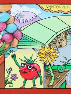"Vancouver Farmers Market" Mural