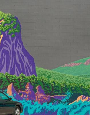 "Beacon Rock" Mural