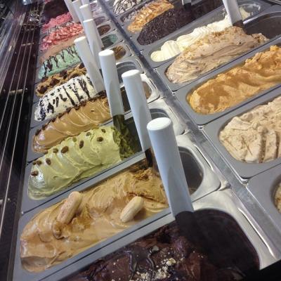 Mangiamo Gelato Caffee serves 32 unique flavors of gelato that are made in-house every day! (mangiamogelato / Instagram)