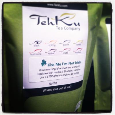 Tehku Tea "Kiss Me I'm Not Irish" 