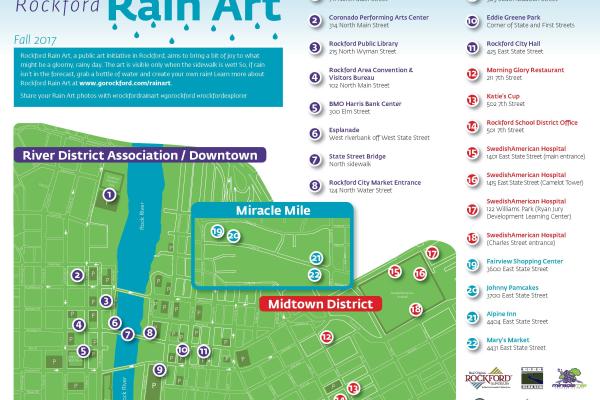 Rain Art Map