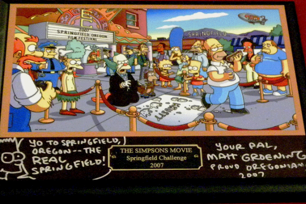 Matt Groening's Autograph