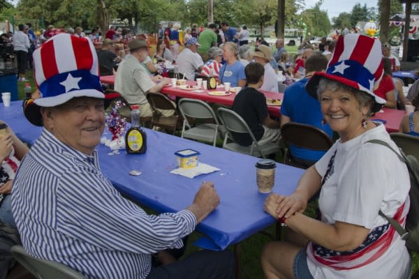 Patriotic Couple by Katie McGuigan