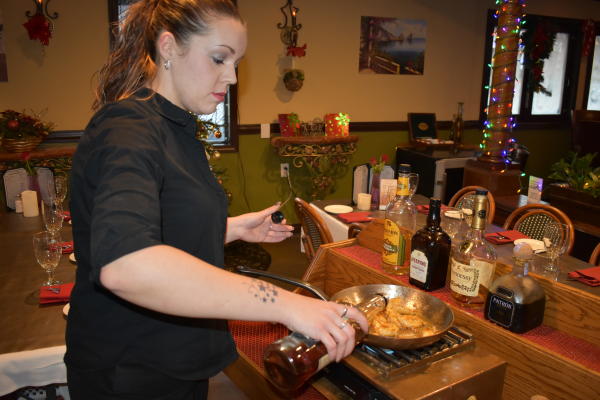 bananas-foster-being-made-at-olive-leaf