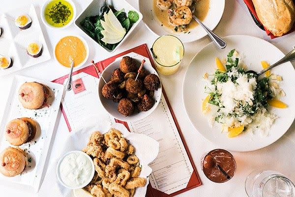 A display of delicious bites from the Pamplona Tapas Bar