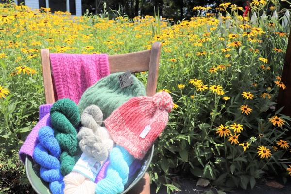 Knitted goods from Butterfly Hill Farm Store