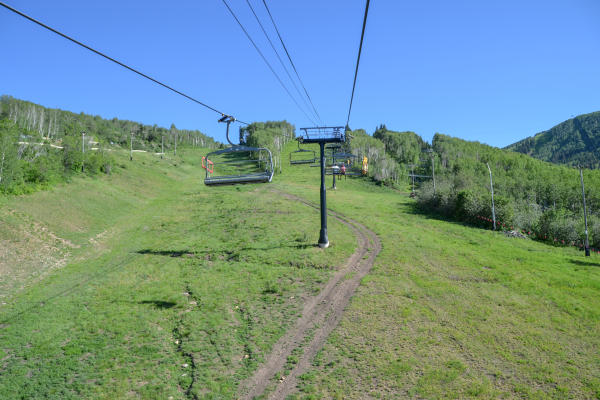 Scenic view from Chairlift