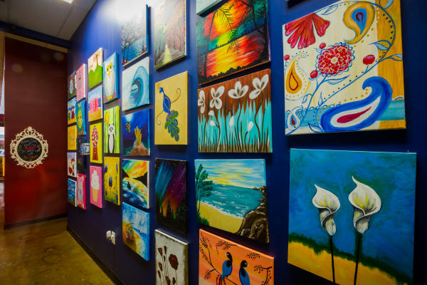Interior of Pinot's Palette Sugar Land