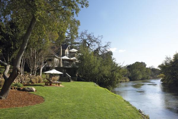 The Milliken Creek Inn and Spa exterior and Napa River