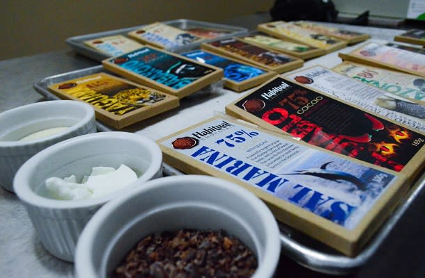 ingredients with chocolate at Habitual