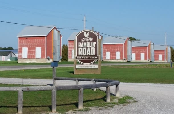 Ramblin Road Brewery sign
