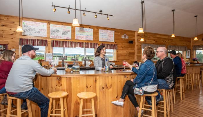 Tasting room interior Tasting room interior