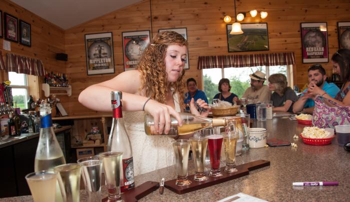 Pouring flight Pouring flight