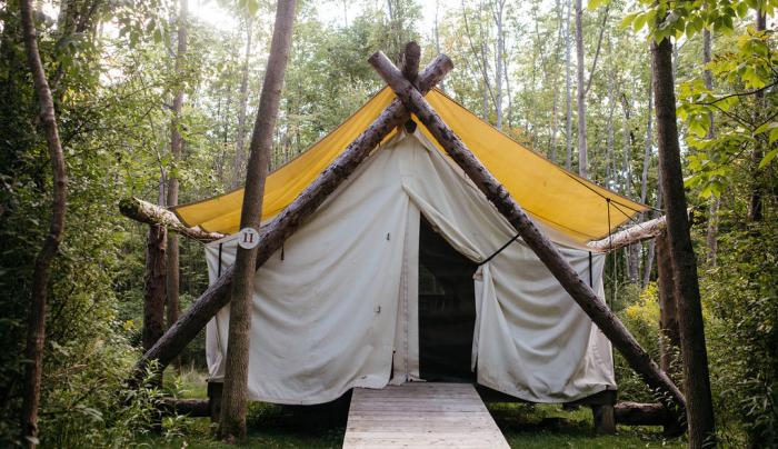 Tent Exterior - Front Tent Exterior - Front