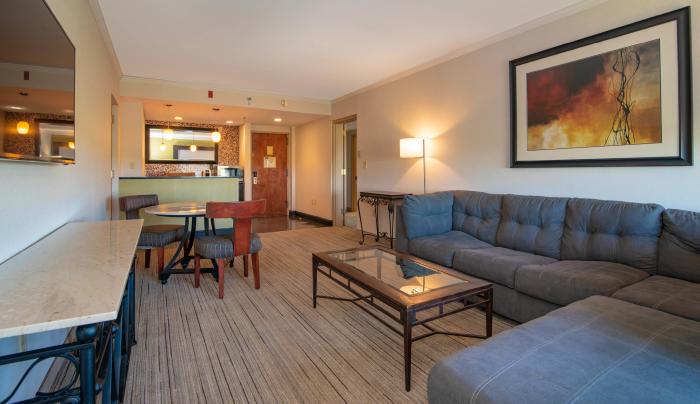 Oversize two room executive king suites - microwave, mini fridge, Keurig coffee maker Oversize two room executive king suites - microwave, mini fridge, Keurig coffee maker