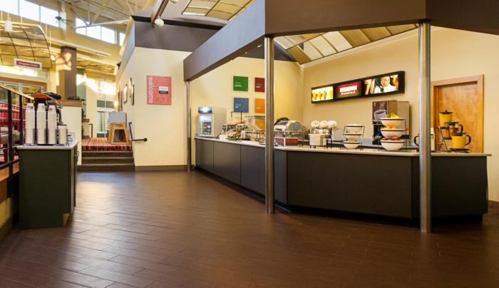 Complimentary Hot Breakfast Buffet Complimentary Hot Breakfast Buffet