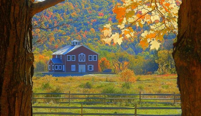 Carriage House in Fall Carriage House in Fall