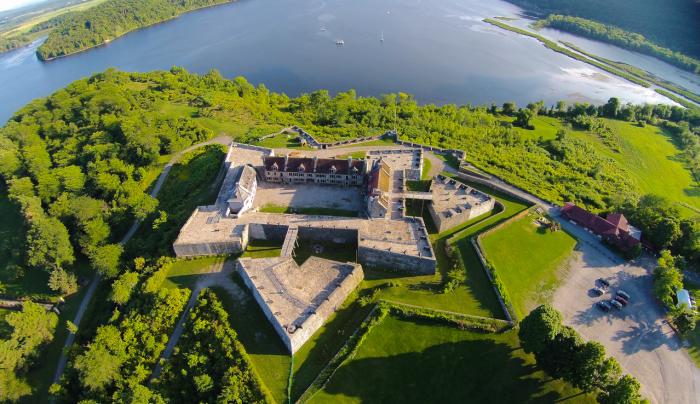 Fort Ticonderoga Aerial Fort Ticonderoga Aerial