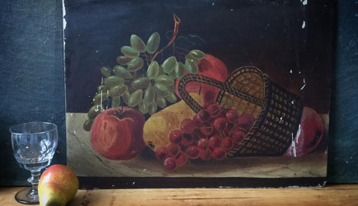 Oil on board Oil on board