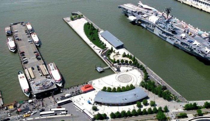 Aerial View of Pier 84 Boathouse Aerial View of Pier 84 Boathouse