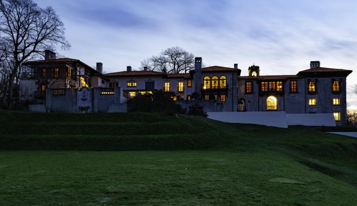Back of Mansion at Dusk Back of Mansion at Dusk